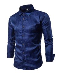Allthemen Langarmhemd mit floralem Muster Sommerhemd günstig online kaufen