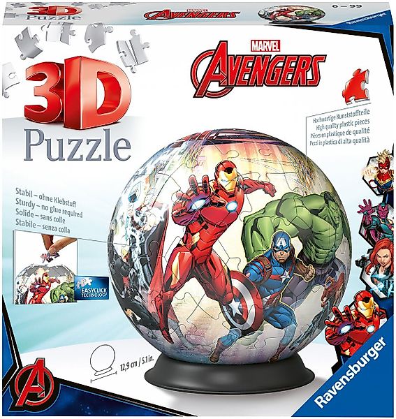 Ravensburger 3D-Puzzle Marvel Avengers, 72 Puzzleteile, günstig online kaufen