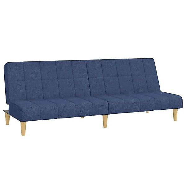 vidaXL Schlafsofa 2-Sitzer Blau Stoff 375830 günstig online kaufen