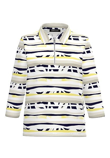 FRANK WALDER Poloshirt im graphischen Streifendessin günstig online kaufen
