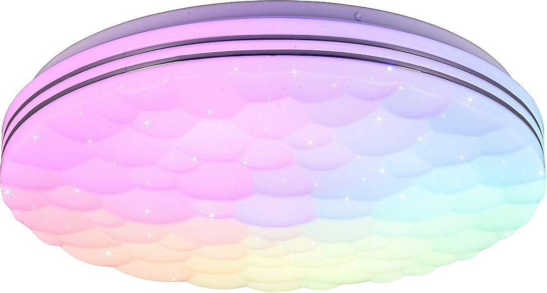 Reality Leuchten LED Deckenleuchte Tiger, CCT - über Fernbedienung, Farbwec günstig online kaufen