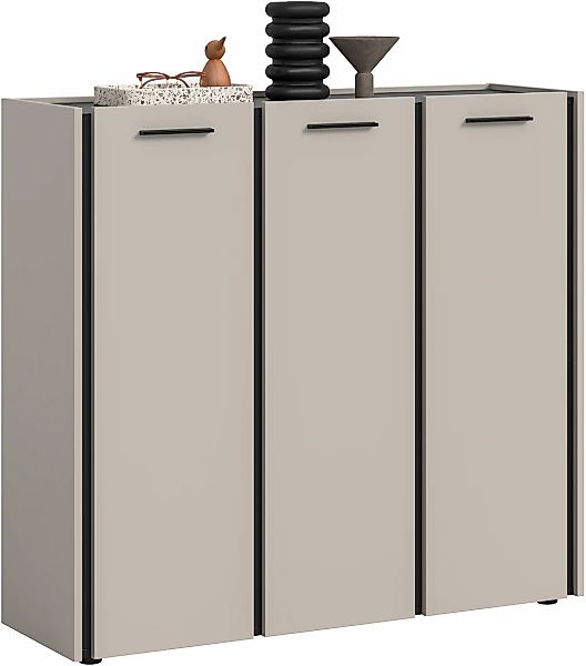 Home affaire Schuhkommode "RAK, Breite 113 cm, viel Stauraum, 2 Türen, 18 F günstig online kaufen