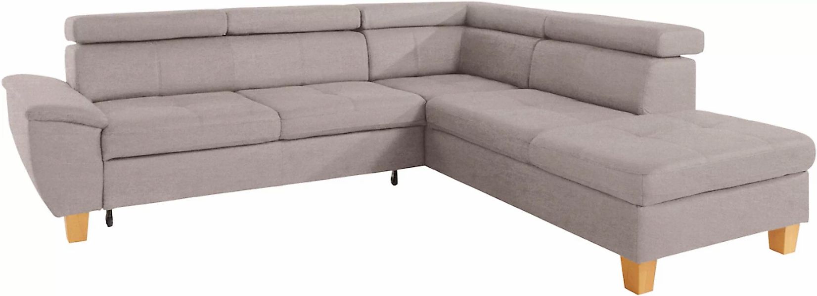 exxpo - sofa fashion Ecksofa »Enya, aufwendige Detailverarbeitung, hoher Si günstig online kaufen