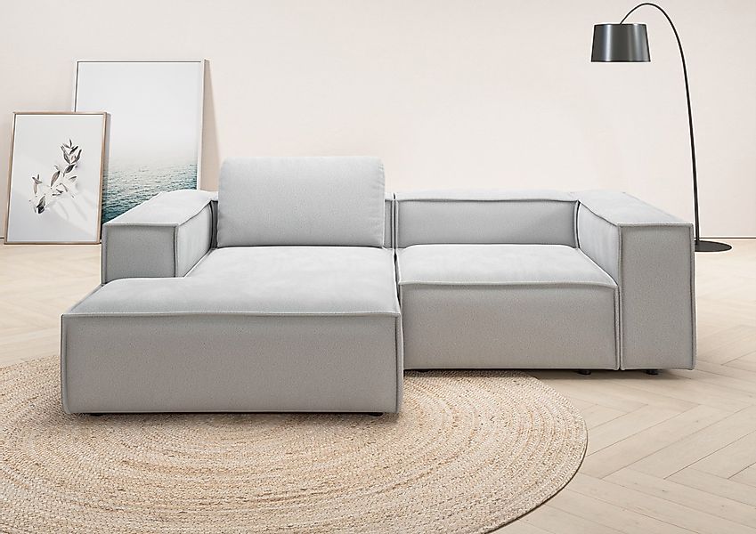 Home affaire Ecksofa "Watertown, kompakte L-Form, 246 cm breite für kleiner günstig online kaufen