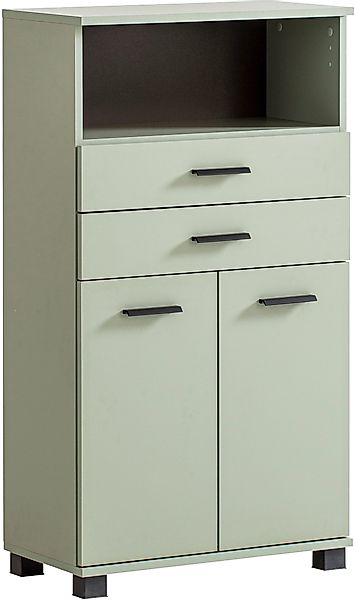 welltime Midischrank "Palermo, Breite 60 cm made in Germany", Metallbeschlä günstig online kaufen