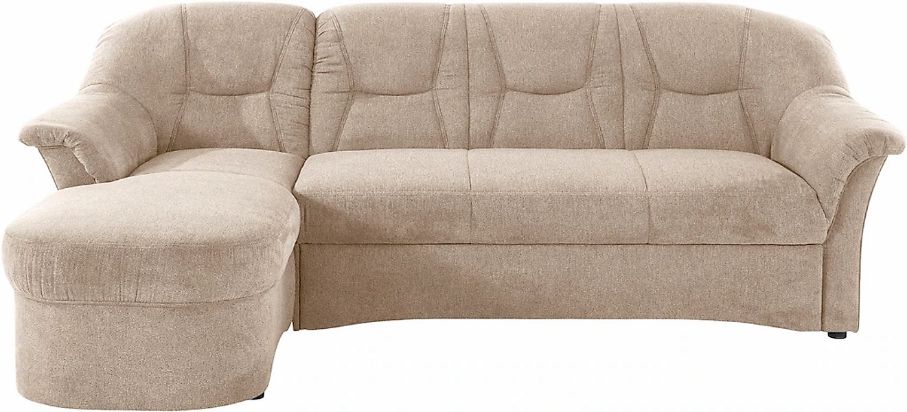 DOMO collection Ecksofa "Sarafina zeitlos und komfortabel, optional mit Fed günstig online kaufen