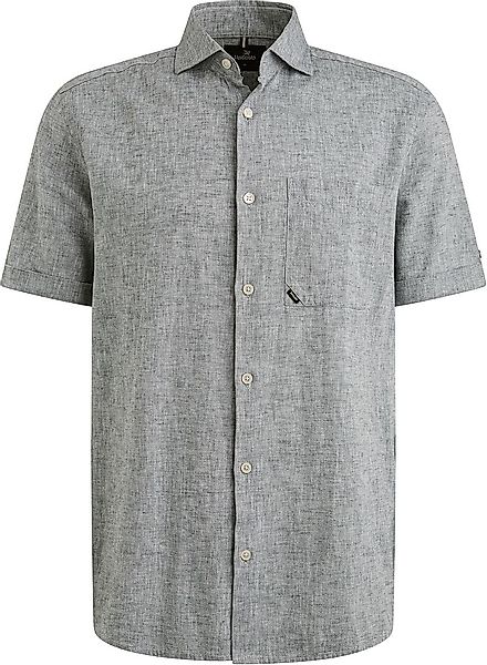 Vanguard Short Sleeve Hemd Leinen Blend Dark Slate - Größe XXL günstig online kaufen