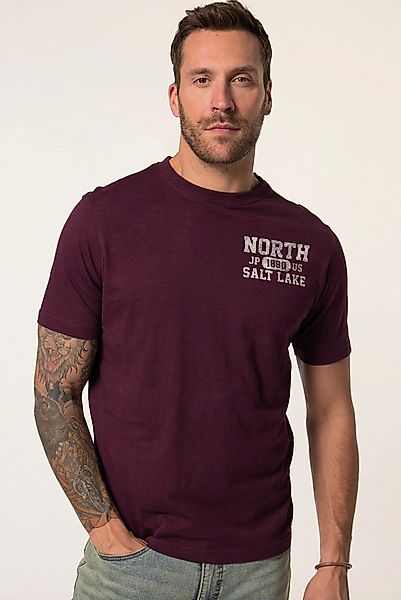 JP1880 T-Shirt T-Shirt Halbarm Flammjersey Brustprint günstig online kaufen