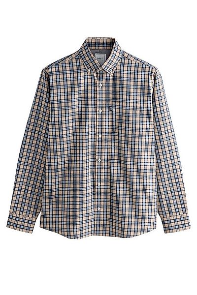 Next Langarmhemd Bügelleichtes Regular Fit Oxford-Button-down-Hemd (1-tlg) günstig online kaufen