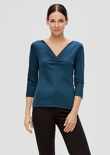 s.Oliver BLACK LABEL 3/4-Arm-Shirt Shirt aus günstig online kaufen