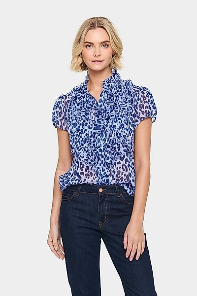 Saint Tropez Rüschenbluse LiljaSZ Crinkle SS Shirt günstig online kaufen