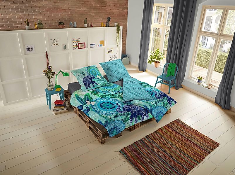hip Wendebettwäsche Isara, Satin, 2 teilig, günstig online kaufen