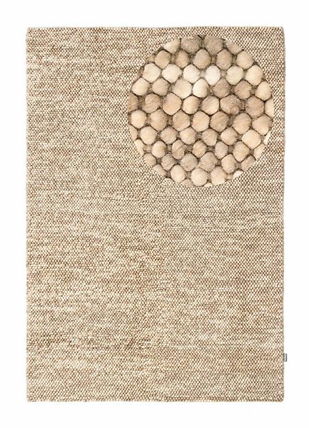 morgenland Wollteppich "Mosaik - Wollteppich" Sehr weicher Flor günstig online kaufen