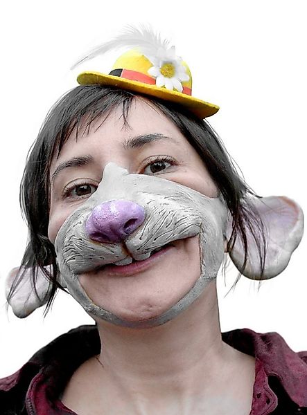 Wizardo Verkleidungsmaske Lustige Maus Maske - Fasching Halloween Kostüm, E günstig online kaufen