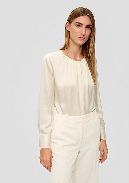 s.Oliver Langarmbluse Bluse Bluse aus Viskose günstig online kaufen