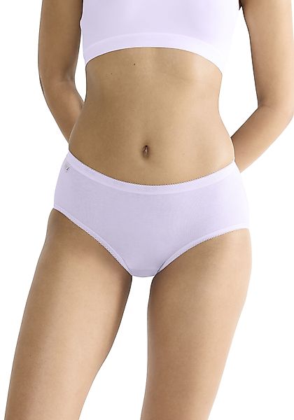 sloggi Midislip "Basic+" 3er Pack, Baumwollmix, klassischer Stil, mittelhoh günstig online kaufen