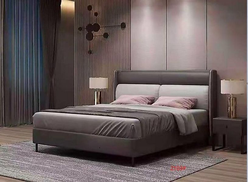 JVmoebel Bett Design Bett Betten 180 x 200cm Dubai Doppel Hotel Holz Luxus günstig online kaufen