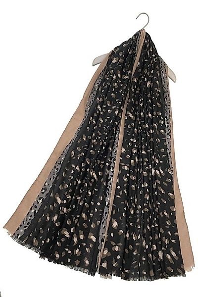Fashion Scarf World Modeschal Damenschal mit Speckle-Leopardenmuster und Fr günstig online kaufen
