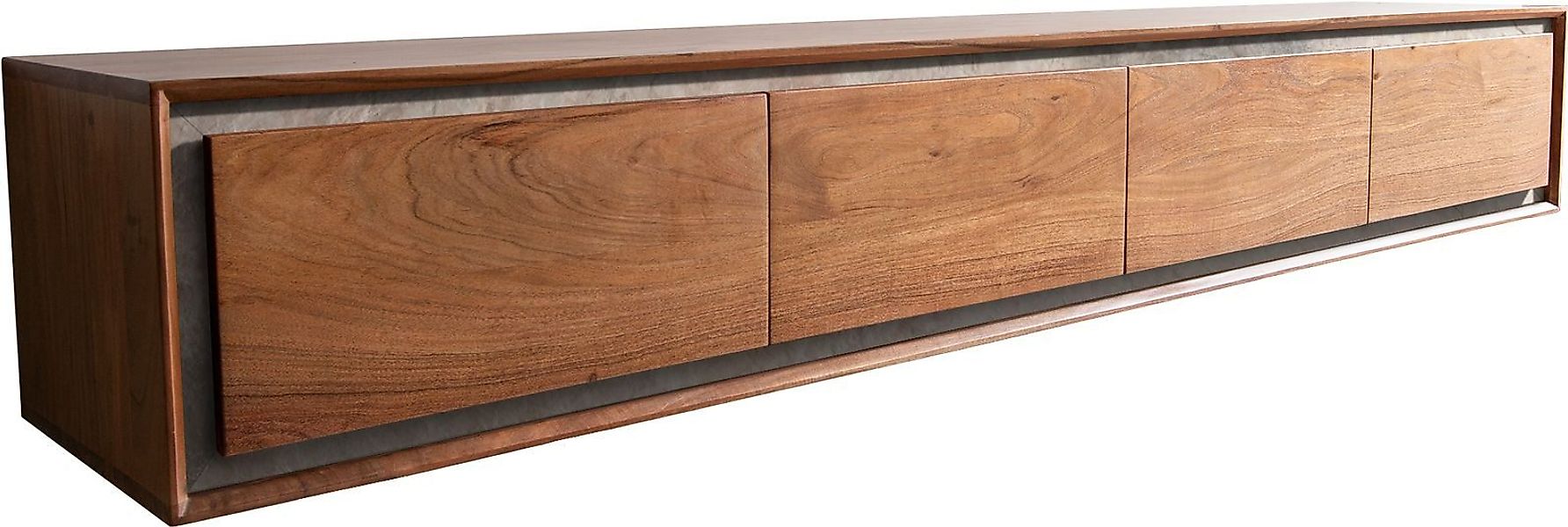 DELIFE Lowboard Stonegrace, Akazie Braun Steinfurnier günstig online kaufen