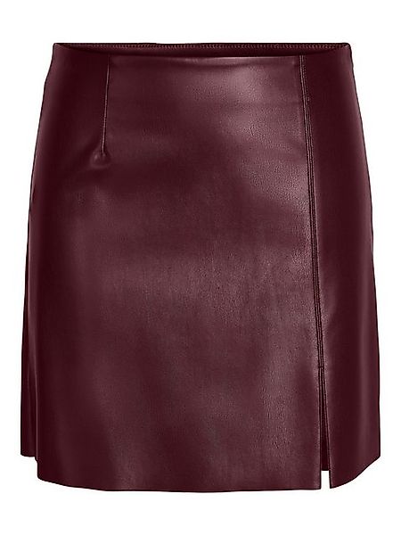 Noisy may Sommerrock Modischer aus Lederimitat mit seitlichem Schlitz (1-tl günstig online kaufen