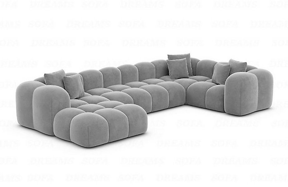 Sofa Dreams Sofa Formentera U Form, 6-Sitzer Couch Ottomane - Ausrichtung w günstig online kaufen