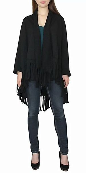 dy_mode Langjacke Damen Übergangsjacke mit Fransen Cardigan Jacke für Frühl günstig online kaufen