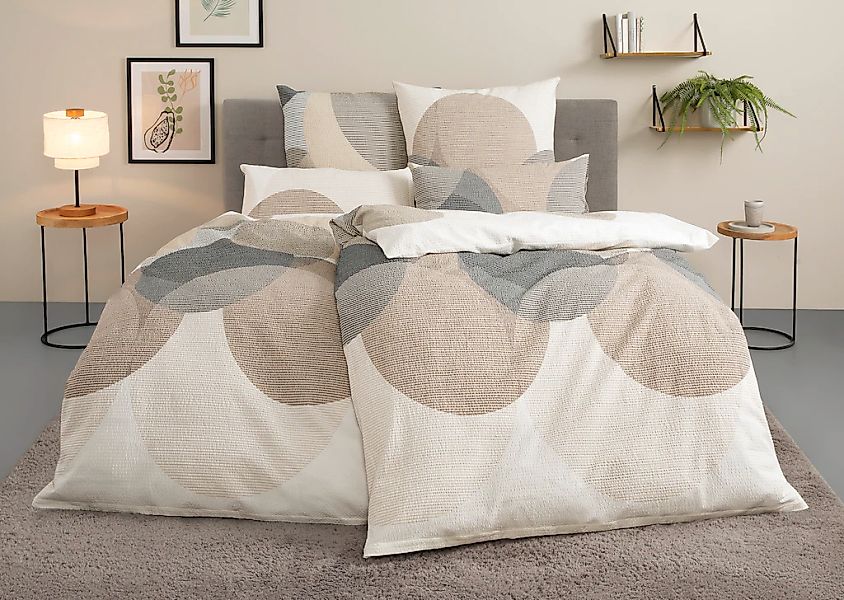 BIERBAUM Bettwäsche »Carla in Gr. 135x200 oder 155x220 cm«, Bettwäsche aus günstig online kaufen