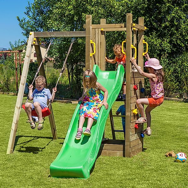 FUNGOO Spielturm FUNNY3 mit schaukel, mit günstig online kaufen
