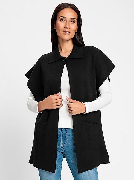 heine Strickponcho Kimono Ärmellos Länge ca. 76 cm günstig online kaufen