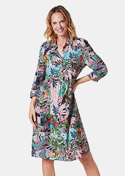 GOLDNER Blusenkleid Leichtes Druckkleid aus trageangenehmer günstig online kaufen