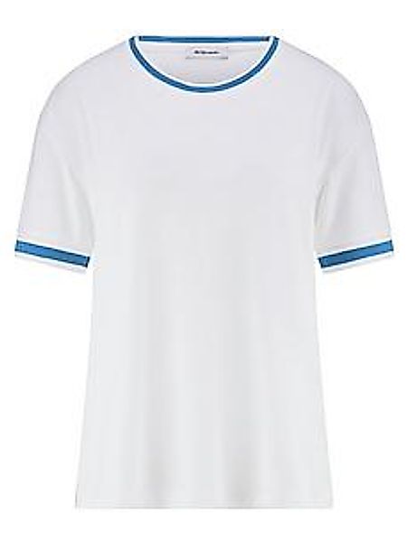 T-Shirt Rundhals-­Ausschnitt Peter Hahn weiss günstig online kaufen