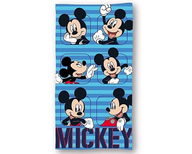 Disney Badetücher Mickey Mouse Strandhandtuch Badetuch 140x70 cm, 100% Poly günstig online kaufen