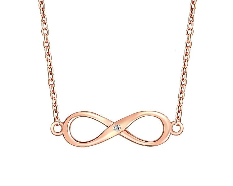 Lulu & Jane Collier Infinity roségold, Sterling Silber günstig online kaufen