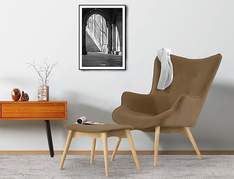 Home affaire Sessel "Egense" wahlweise mit oder ohne Hocker günstig online kaufen