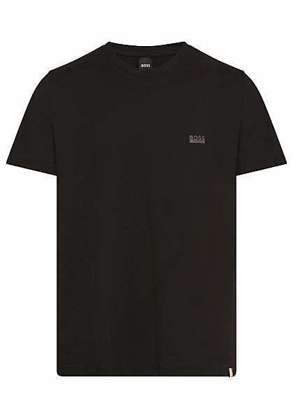 BOSS T-Shirt, Rundhals, Jersey, kleines Logo, regular fit günstig online kaufen