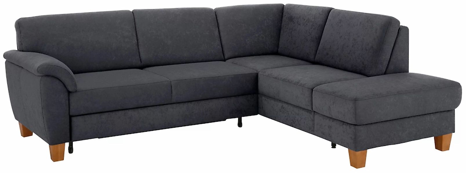Home affaire Ecksofa »Alta L-Form«, mit Federkern und Kontrastnaht, Füße Bu günstig online kaufen