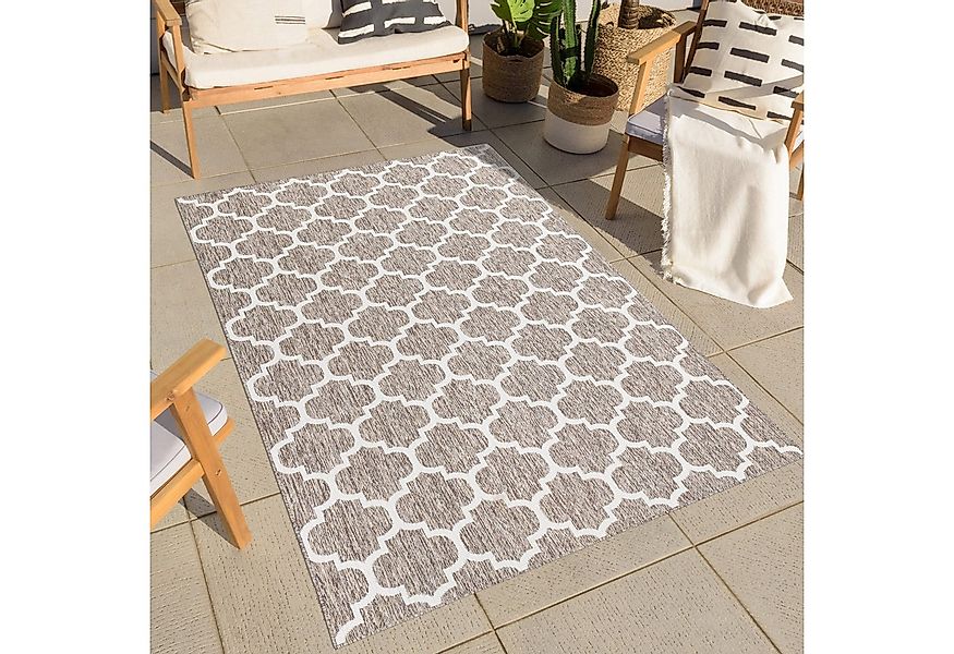Carpet City Outdoorteppich Outdoor 462, rechteckig, Höhe: 5 mm, Läufer, UV- günstig online kaufen