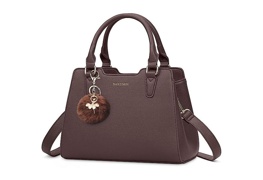 LuxusKollektion Handtasche Damen Handtasche Mittelgroß Leder Henkeltasche T günstig online kaufen