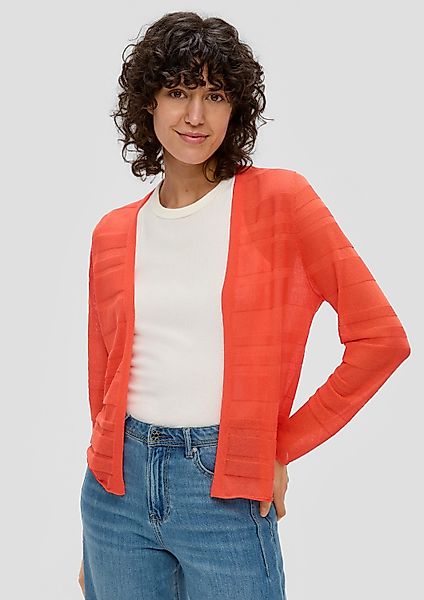 s.Oliver Cardigan Strickjacke Cardigan mit Musterstruktur günstig online kaufen