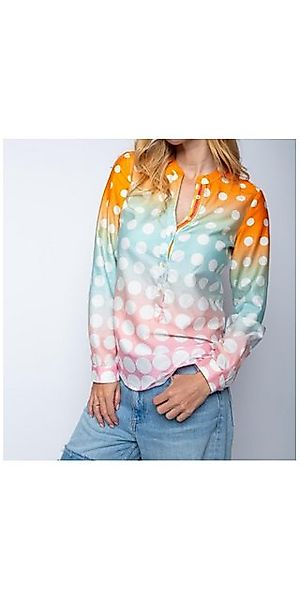 Emily Van Den Bergh Hemdbluse Bluse EMILY VAN DEN BERGH orange pastel dot günstig online kaufen