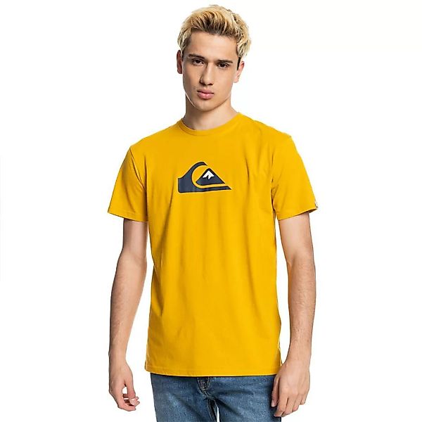 Quiksilver Comp Logo Kurzärmeliges T-shirt XS Nugget Gold günstig online kaufen