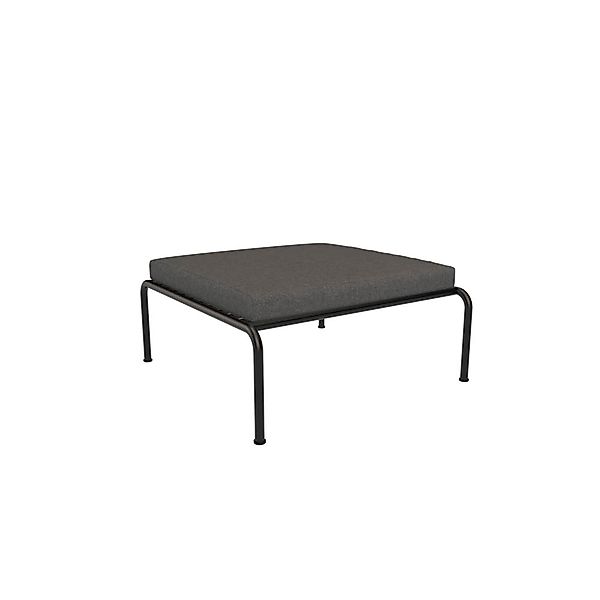 Outdoor Ottoman AVON schwarz Dunkelgrau günstig online kaufen