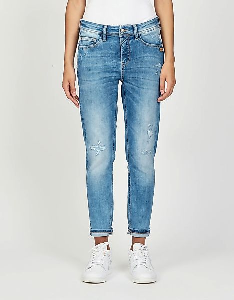 GANG Relax-fit-Jeans "94AMELIE CROPPED" aus robustem Gabardine Stretch günstig online kaufen