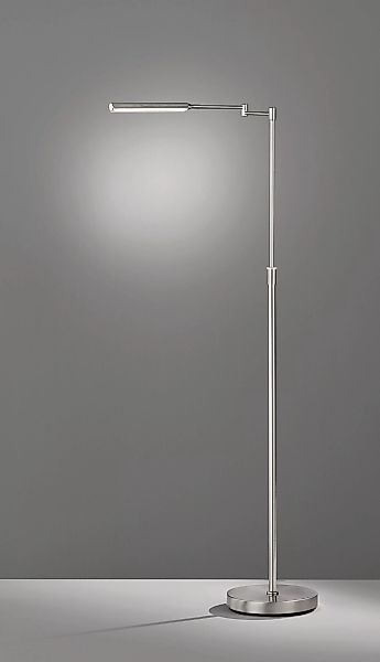 Fischer & Honsel LED-Stehleuchte Nami 1x 6 W Nickel 730 lm günstig online kaufen