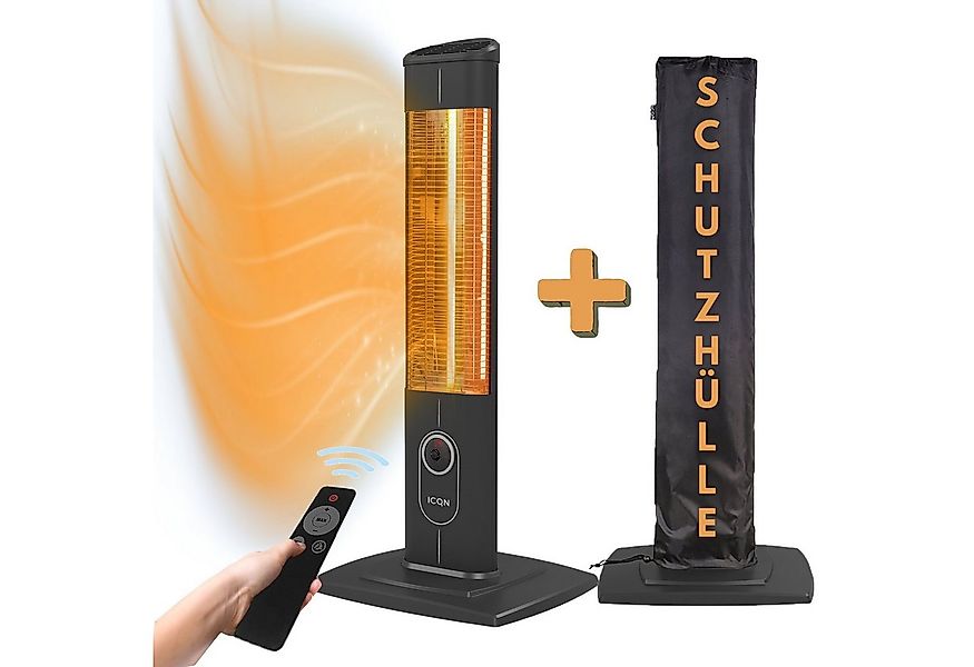 ICQN Heizstrahler IC2300.R-KABEL, Stand Heizstrahler mit Wasserdicht Schutz günstig online kaufen