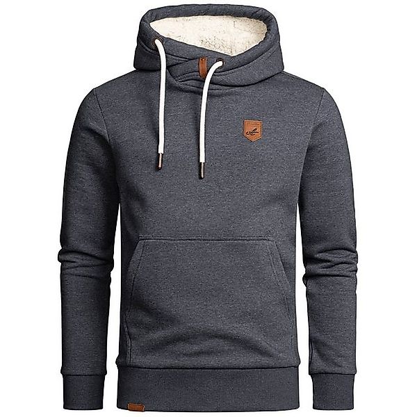 Amaci&Sons Kapuzenpullover YONKERS Kapuzenpullover mit Plüsch-Kapuze Herren günstig online kaufen