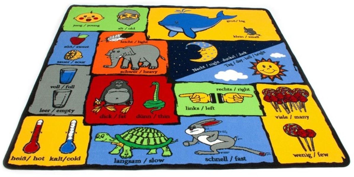 Primaflor-Ideen in Textil Kinderteppich "GEGENSÄTZE, Made in Belgium" recht günstig online kaufen