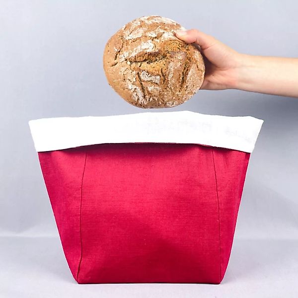 Brotkorb Leinen², Brotbeutel Leinen² günstig online kaufen