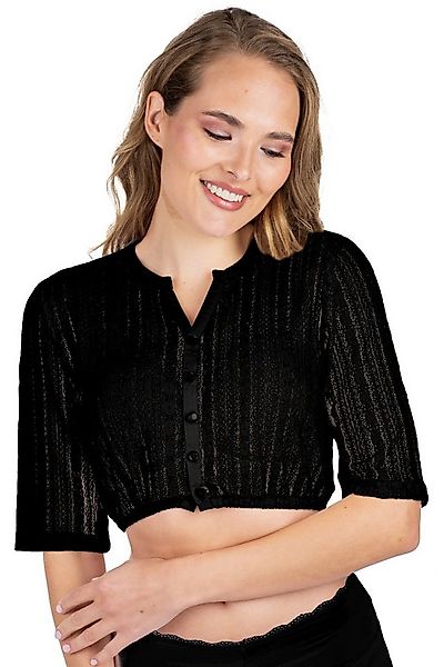 Spieth & Wensky Dirndlbluse Dirndlbluse - FANNAH - offweiß, schwarz günstig online kaufen