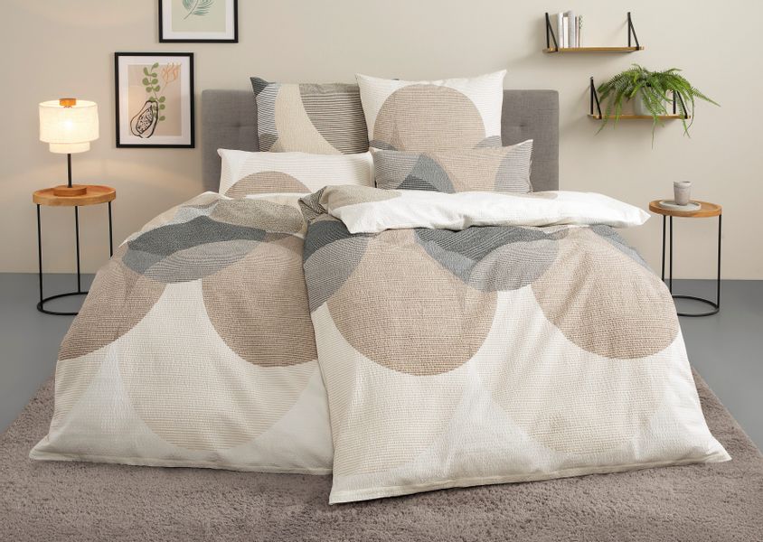 BIERBAUM Bettwäsche "Carla in Gr. 135x200 oder 155x220 cm" 2 Stk. tlg. Bett günstig online kaufen